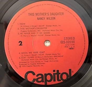 Amazon.co.jp: 国内盤 Nancy Wilson This Mother's Daughter